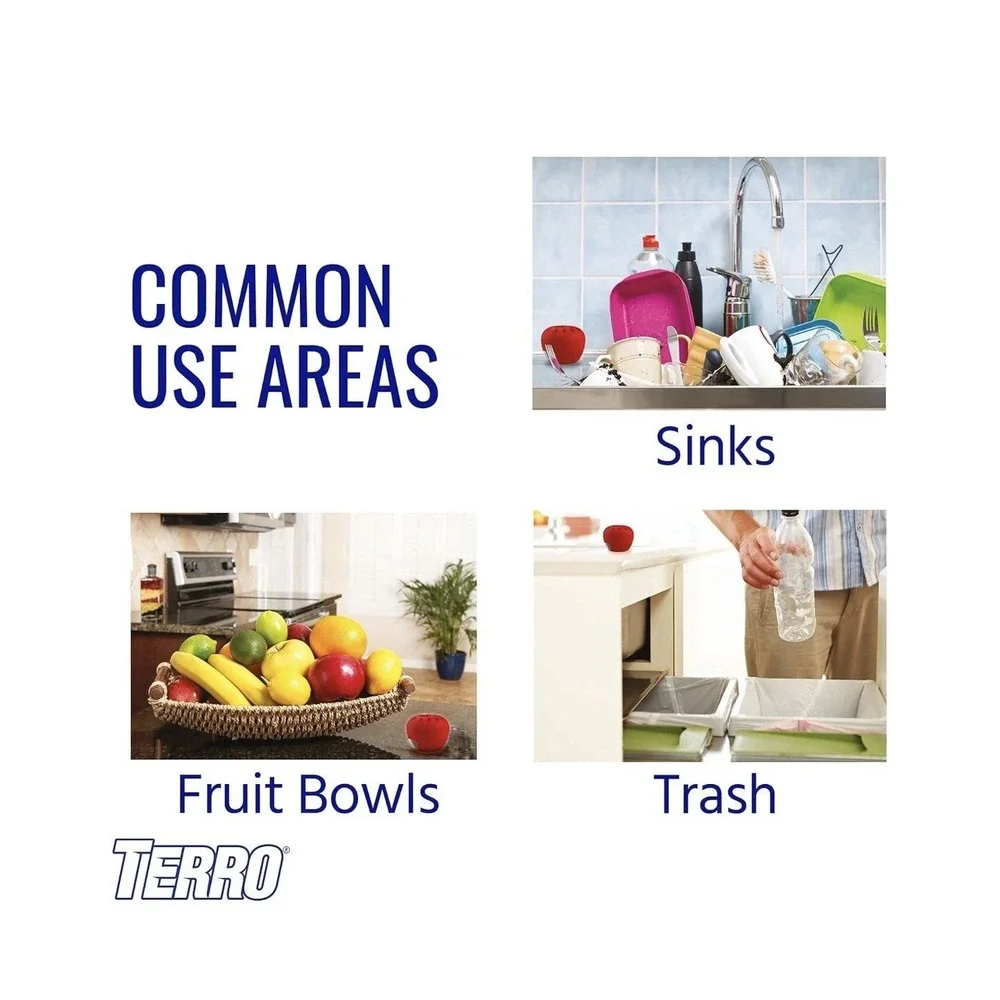 Apple Shaped Fruit Fly Traps Pack Of 4 Effective Non Toxic Pest Control Device